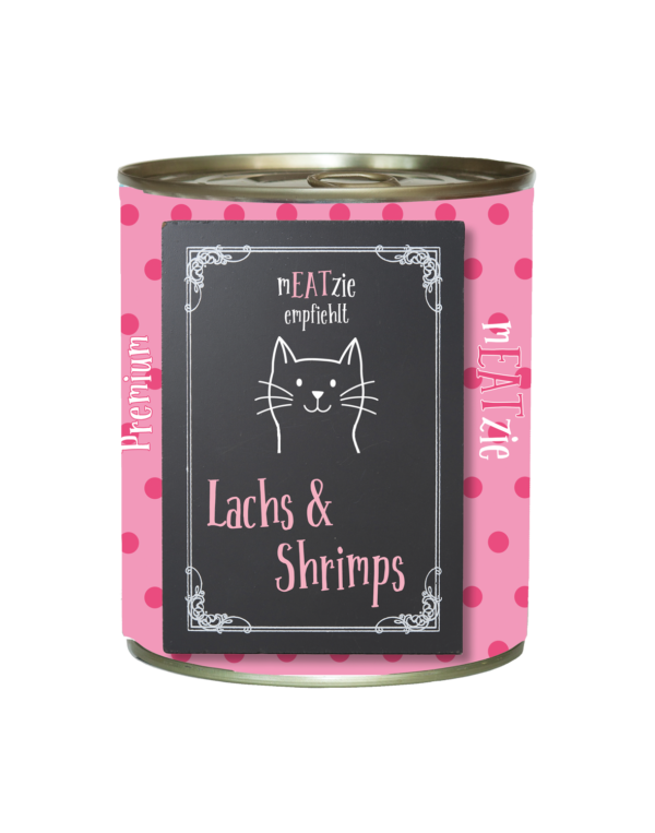 Корм mEATzie Lachs & Shrimps для кошек - Лосось и креветки 800 гр